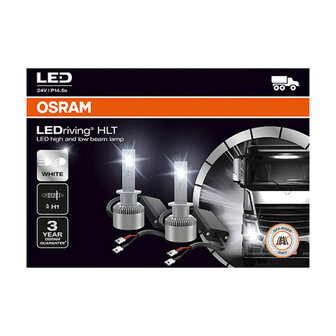 Osram H1 LED Koplamp P14.5s 24 Volt 2 Stuks