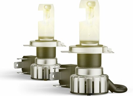 Osram Night Breaker LED Vintage H4 + R2 ECE-goedgekeurd Set | +330%
