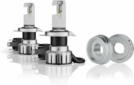 Osram Night Breaker LED Vintage H4 + R2 ECE-goedgekeurd Set | +330%