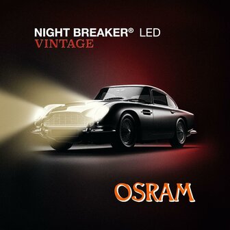 Osram Night Breaker LED Vintage H4 + R2 ECE-goedgekeurd Set | +330%