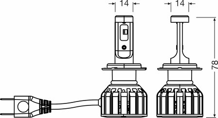 Osram Night Breaker LED Start H7 Street Legal | +230%