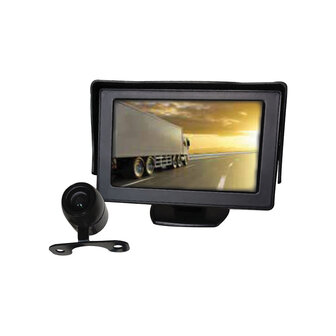 4,3" Achteruitrijcamera Set Bedraad