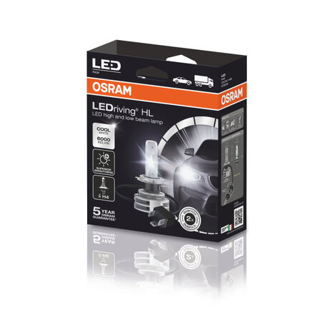 Materialisme Verbieden diamant Osram H4 LED Koplamp Dimlicht + Grootlicht - Voertuiglampen.nl