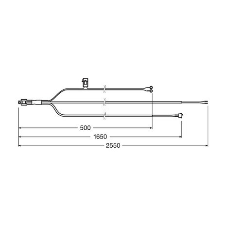 Osram Aansluitset Enkel Plug & Play 12V 20A AX 1LS