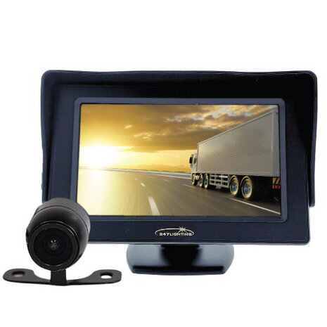 4,3" Achteruitrijcamera Set Bedraad