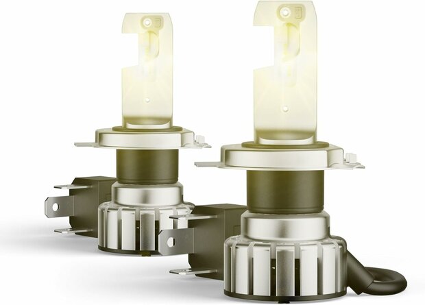Osram Night Breaker LED Vintage H4 + R2 ECE-goedgekeurd Set | +330%
