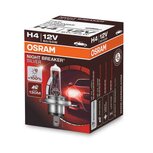 Osram H4 Halogeenlamp 12V 60/55W P43t Night Breaker Silver Osram H4 Halogeenlamp 12V 60/55W P43t Night Breaker Silver