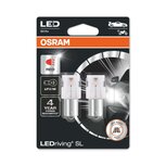 Osram P21W LED Retrofit Rood 12V BA15s 2 Stuks Osram P21W LED Retrofit Rood 12V BA15s 2 Stuks
